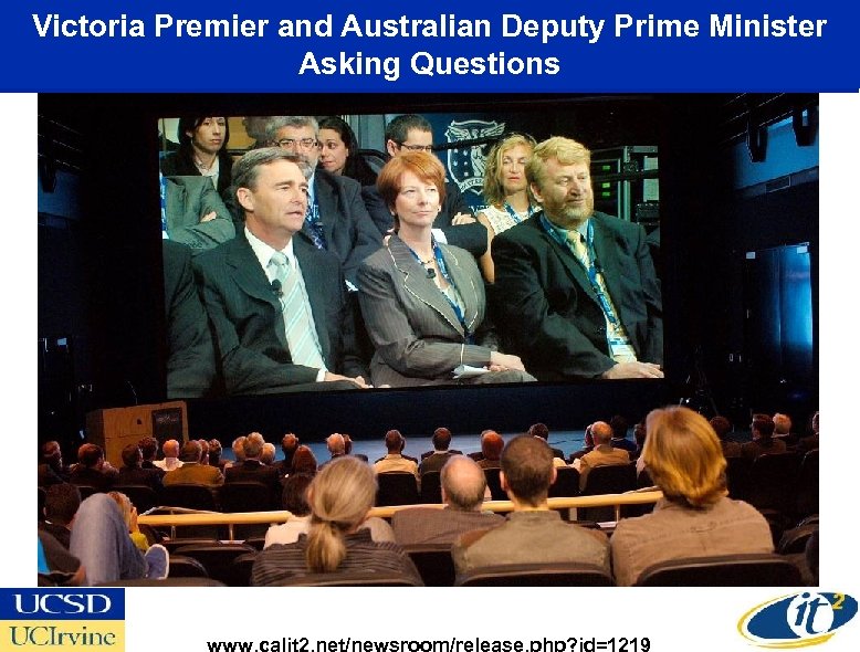 Victoria Premier and Australian Deputy Prime Minister Asking Questions 