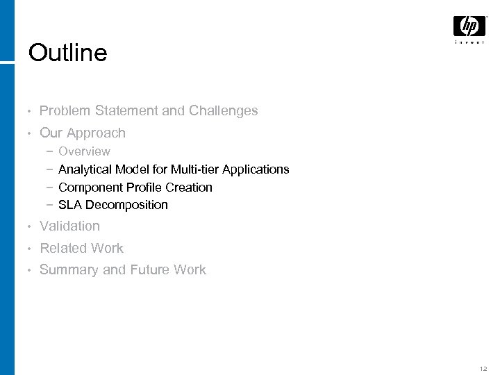 Outline • Problem Statement and Challenges • Our Approach − − Overview Analytical Model