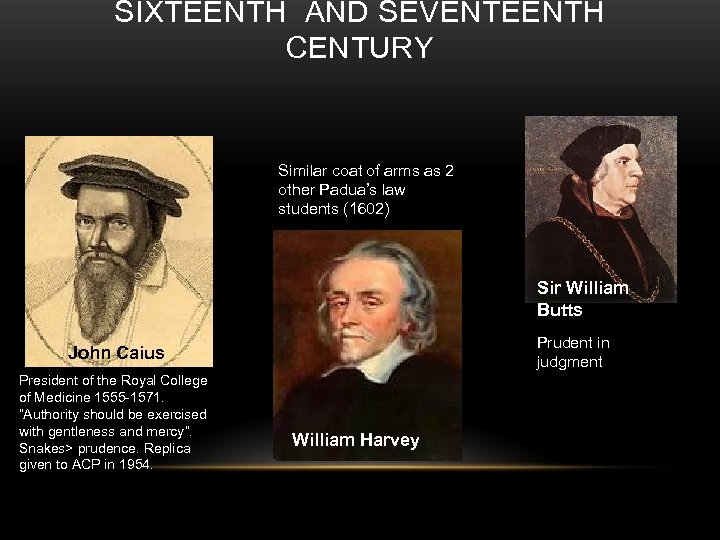 SIXTEENTH AND SEVENTEENTH CENTURY Similar coat of arms as 2 other Padua’s law students