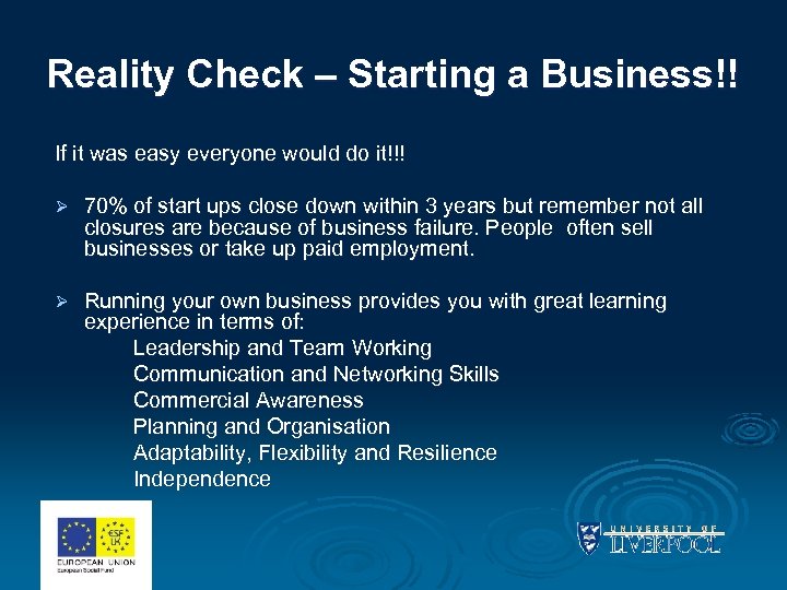 Reality Check – Starting a Business!! If it was easy everyone would do it!!!