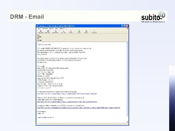 DRM - Email 