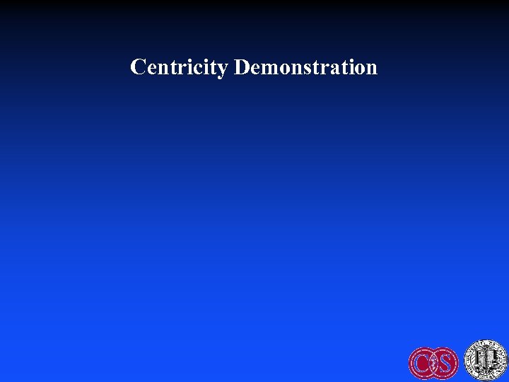 Centricity Demonstration 