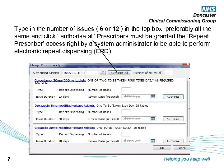Type in the number of issues ( 6 or 12 ) in the top