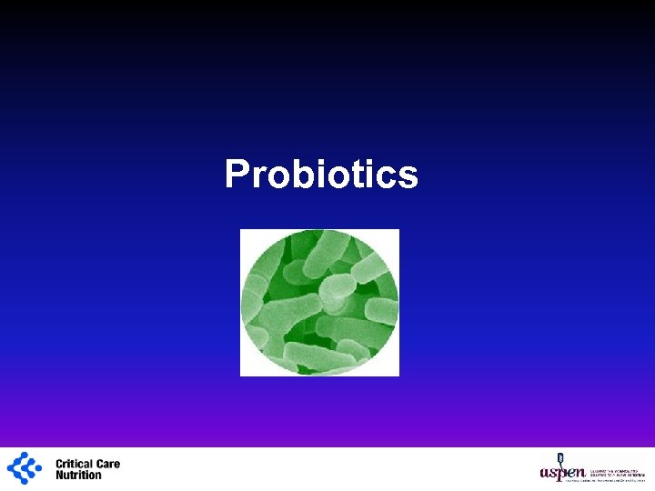 Probiotics 1 