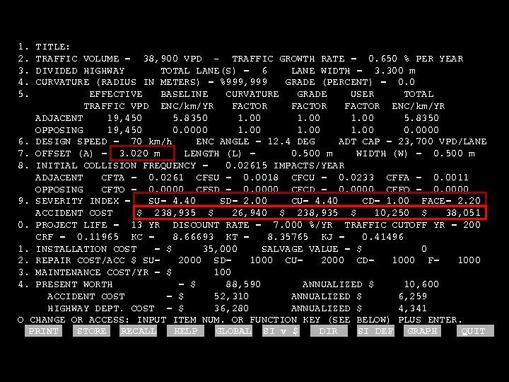 1. 2. 3. 4. 5. TITLE: TRAFFIC VOLUME = 38, 900 VPD - TRAFFIC