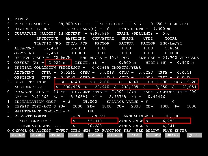 1. 2. 3. 4. 5. TITLE: TRAFFIC VOLUME = 38, 900 VPD - TRAFFIC