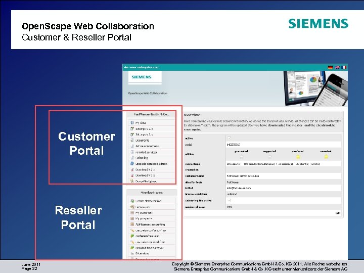Open. Scape Web Collaboration Customer & Reseller Portal Customer Portal Reseller Portal June 2011
