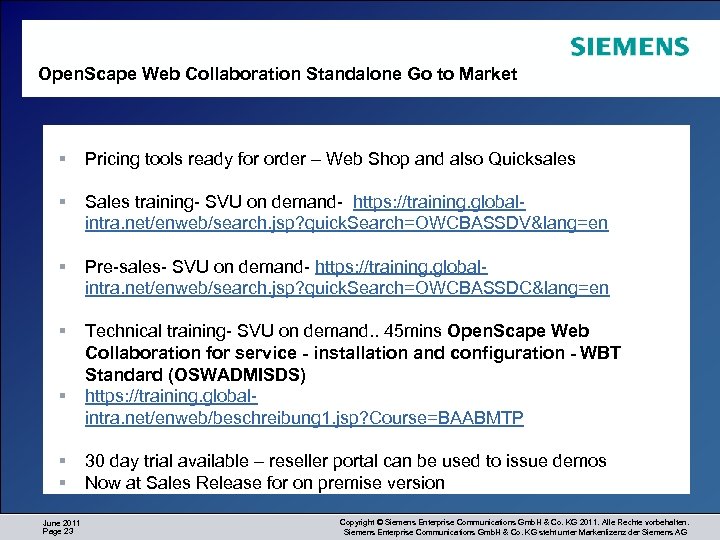 Open. Scape Web Collaboration Standalone Go to Market Pricing tools ready for order –