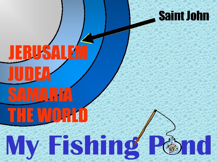 Saint John JERUSALEM JUDEA SAMARIA THE WORLD My Fishing Pond 