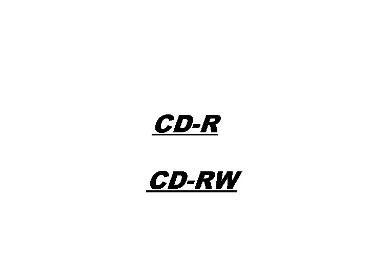 CD-RW 