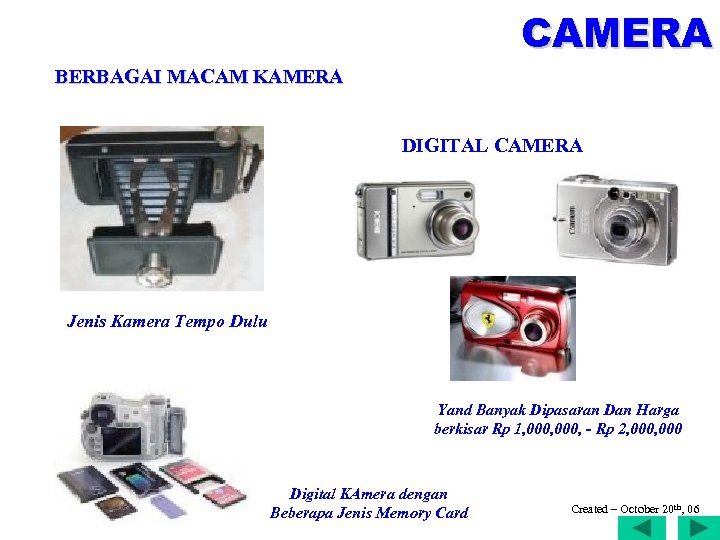 CAMERA BERBAGAI MACAM KAMERA DIGITAL CAMERA Jenis Kamera Tempo Dulu Yand Banyak Dipasaran Dan