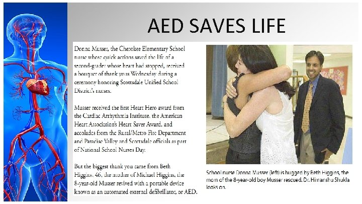 AED SAVES LIFE 