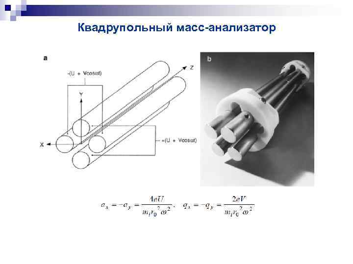 Квадрупольный масс-анализатор 