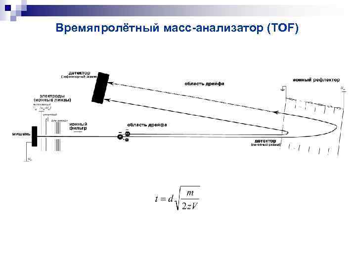 Времяпролётный масс-анализатор (TOF) 