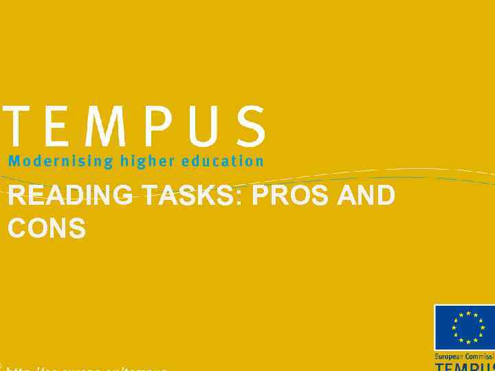 READING TASKS: PROS AND CONS 