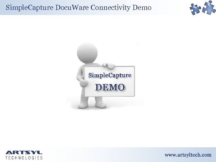 Simple. Capture Docu. Ware Connectivity Demo Confidential 