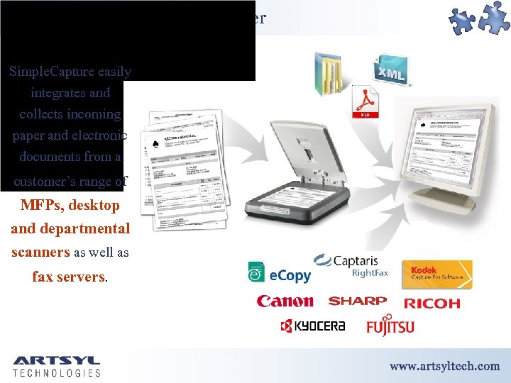 Step 1 - Process Images not Paper Simple. Capture easily integrates and collects incoming