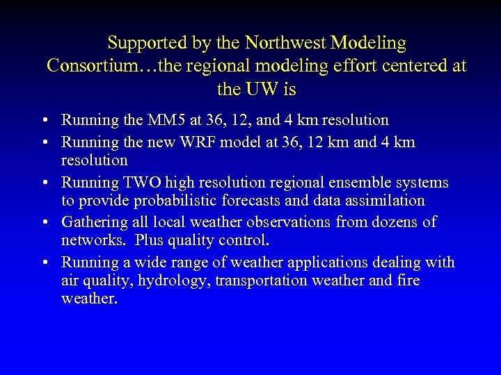 Overview of the Pacific Northwest Environmental Prediction System