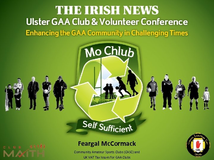 Feargal Mc. Cormack Community Amateur Sports Clubs (CASC) and UK VAT Tax Issues for
