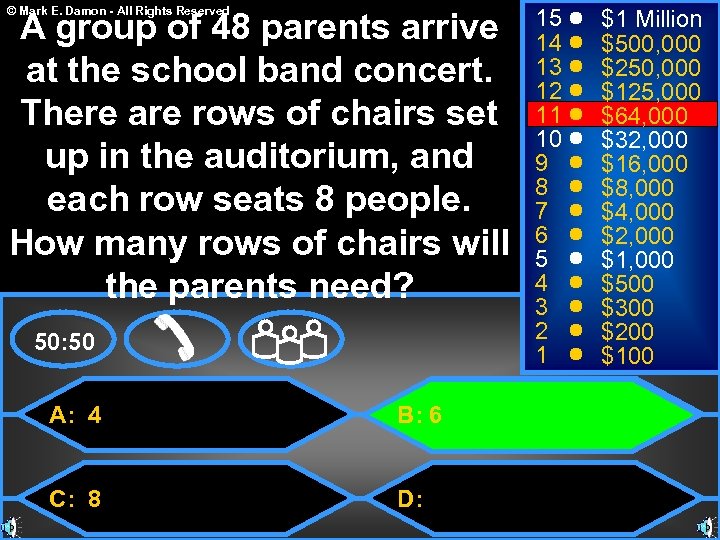 © Mark E. Damon - All Rights Reserved A group of 48 parents arrive