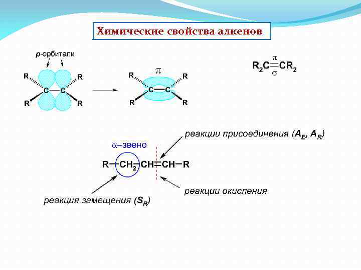 Химические свойства алкенов 