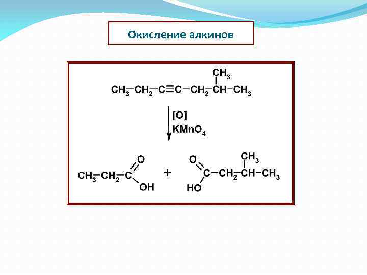 Окисление алкинов 