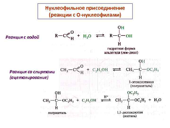 Ацетальдегид метанол реакция. Нуклеофильное присоединение альдегидов и кетонов. Кетоны реакция нуклеофильного присоединения. Реакции нуклеофильного присоединения для карбонильных соединений. Механизм присоединения нуклеофила.