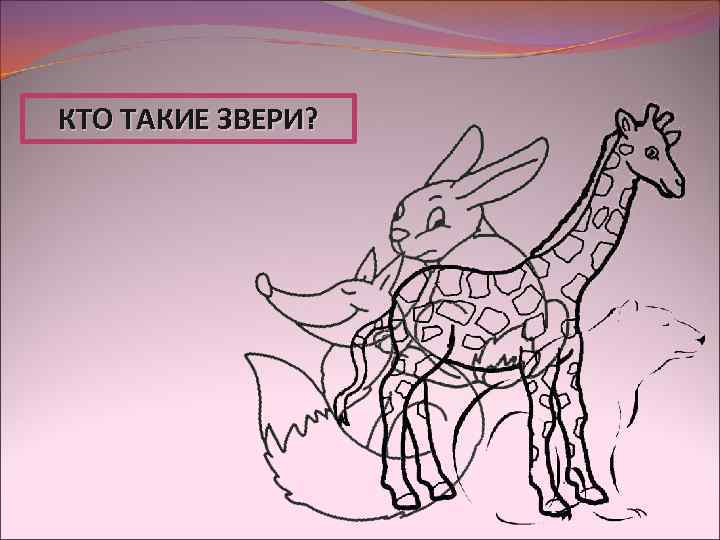 КТО ТАКИЕ ЗВЕРИ? 