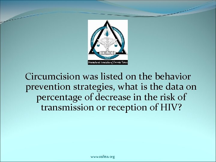 Circumcision was listed on the behavior prevention strategies, what is the data on percentage