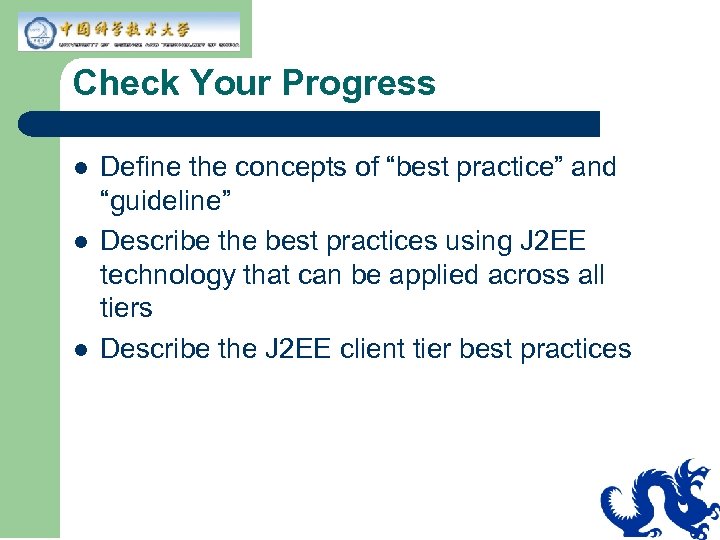Check Your Progress l l l Define the concepts of “best practice” and “guideline”