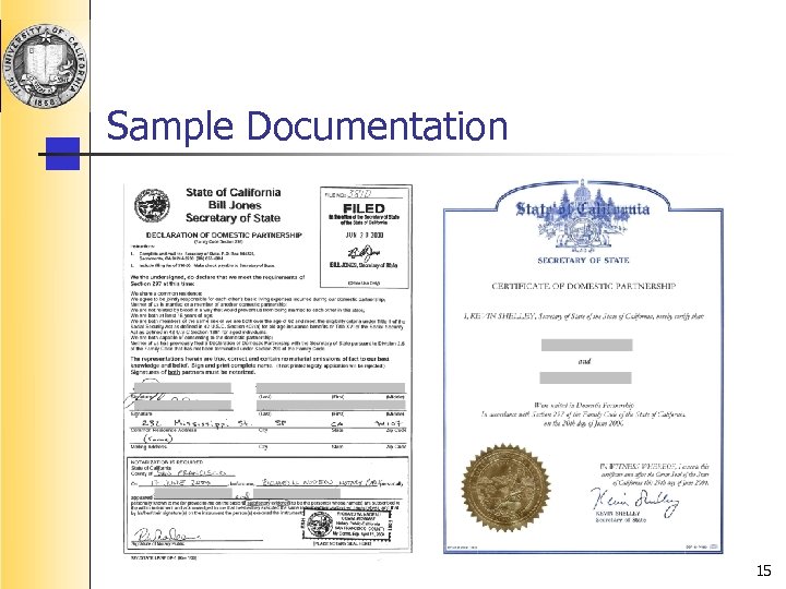 Sample Documentation 15 
