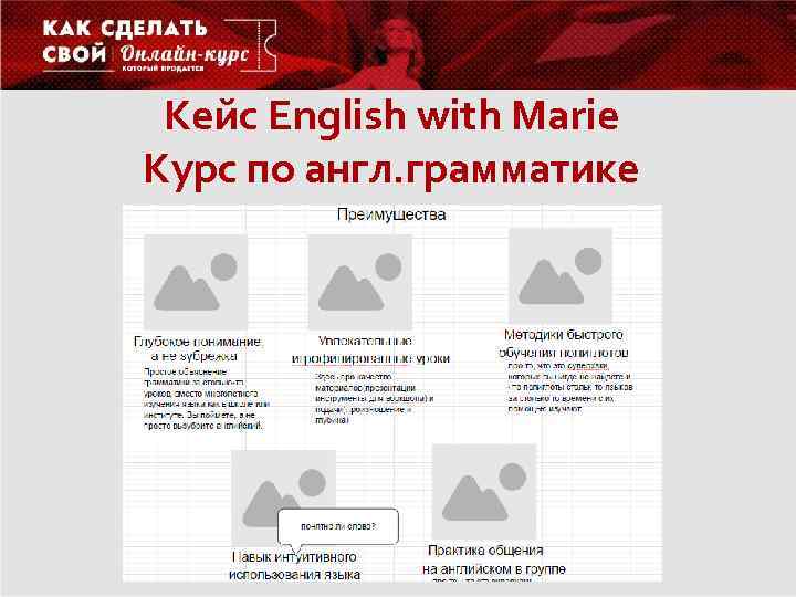 Кейс English with Marie Курс по англ. грамматике 
