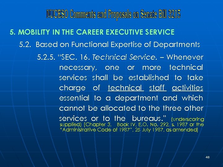 5. MOBILITY IN THE CAREER EXECUTIVE SERVICE 5. 2. Based on Functional Expertise of