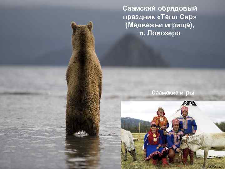 Саамский обрядовый праздник «Талл Сир» (Медвежьи игрища), п. Ловозеро Саамские игры 
