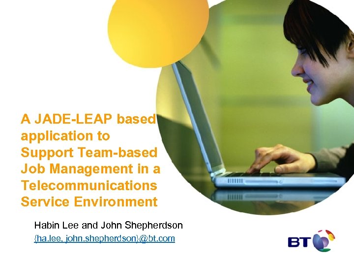 A JADE-LEAP based application to Support Team-based Job Management in a Telecommunications Service Environment