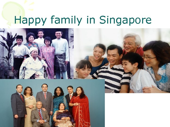 Happy family in Singapore 