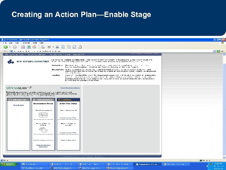 Creating an Action Plan—Enable Stage 60 