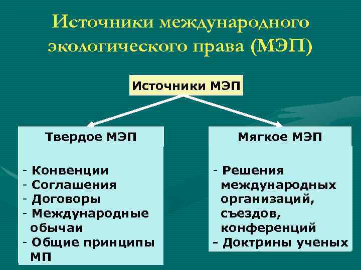 Международные источники