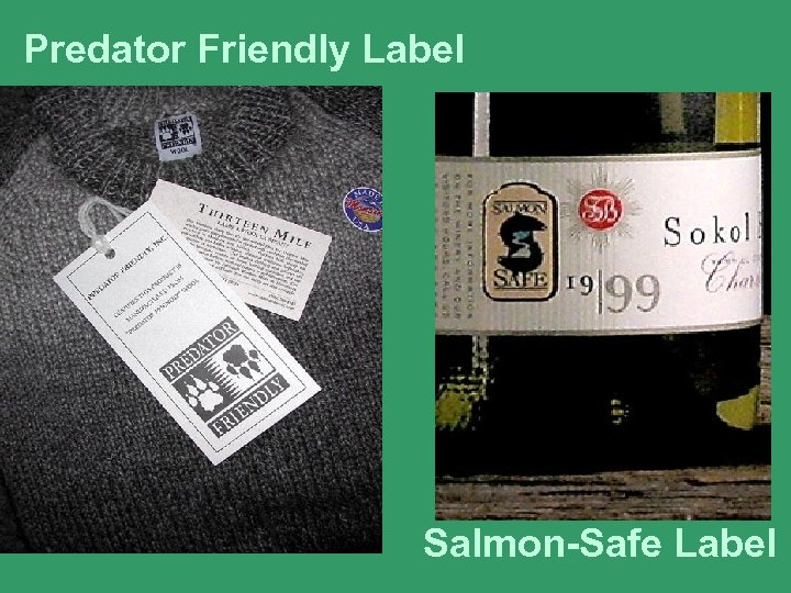 Predator Friendly Label Salmon-Safe Label 