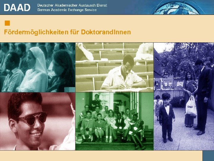 g Fördermöglichkeiten für Doktorand. Innen 