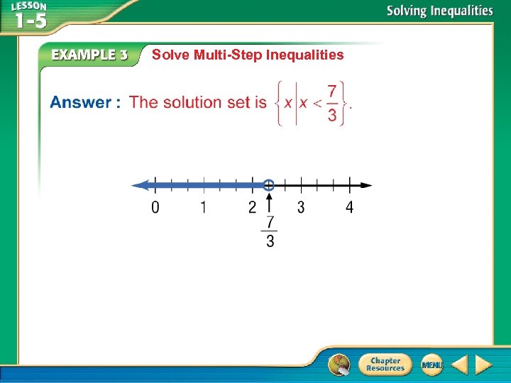 Solve Multi-Step Inequalities 