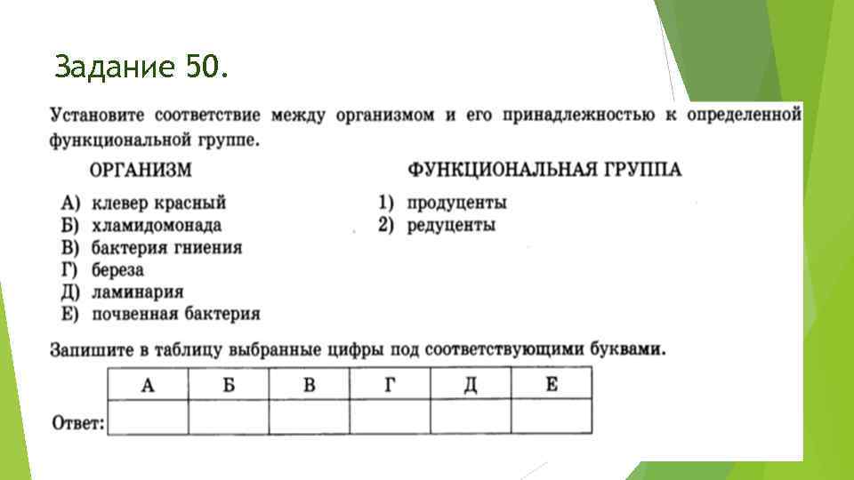 Задание 50. 