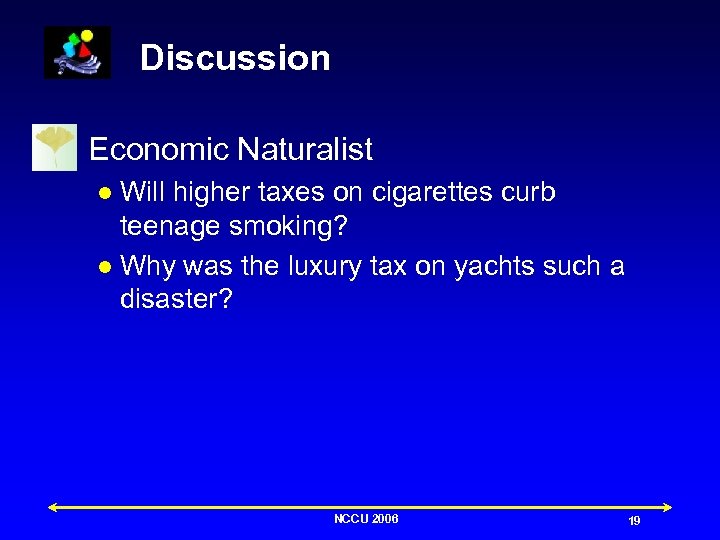 Discussion n Economic Naturalist Will higher taxes on cigarettes curb teenage smoking? l Why