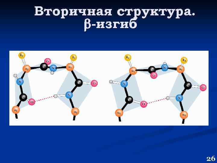 Вторичная структура. -изгиб 26 