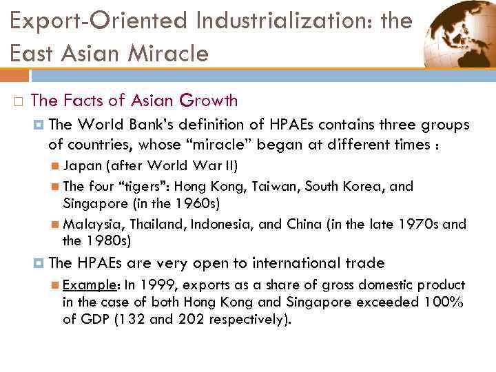 Trade Policies In Developing Countries Introduction Import Substituting Industrialization