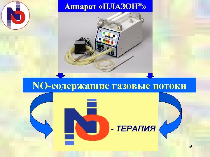 Аппарат «ПЛАЗОН®» NO-содержащие газовые потоки 36 