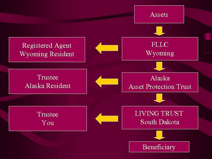 Assets Registered Agent Wyoming Resident FLLC Wyoming Trustee Alaska Resident Alaska Asset Protection Trustee