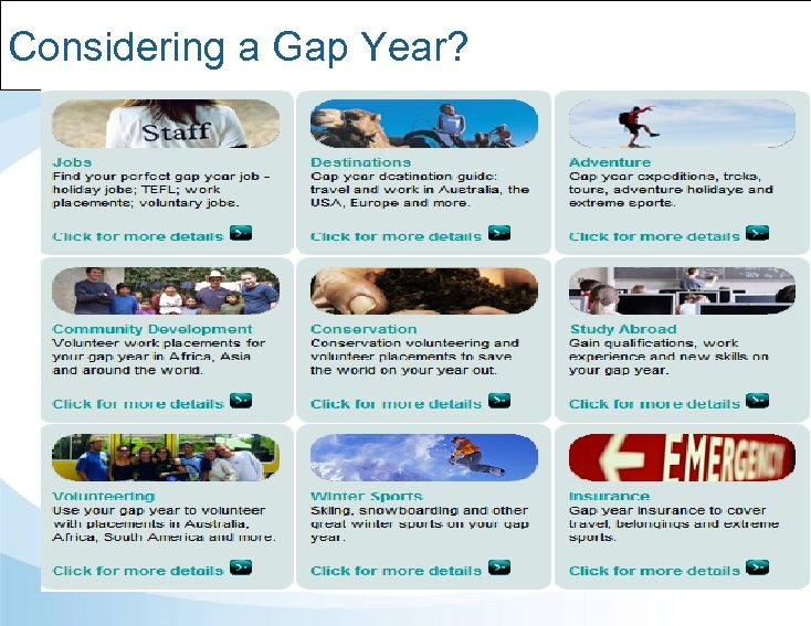 Considering a Gap Year? 