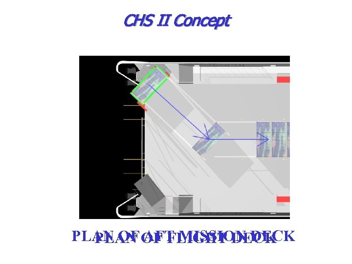 CHS II Concept PLAN OF OF FLIGHT DECK PLAN AFT MISSION DECK 
