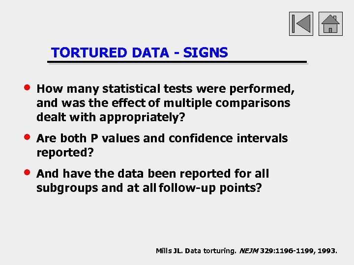 TORTURED DATA - SIGNS • How many statistical tests were performed, and was the